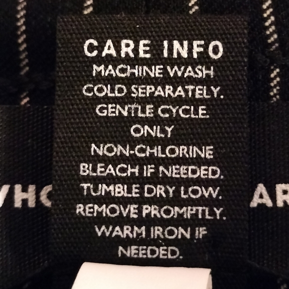 $5.00 FINAL CLEARANCE Who What Wear High-Rise Pin Stripe Skinny Leg Pants Size 6 - Picture 11 of 12